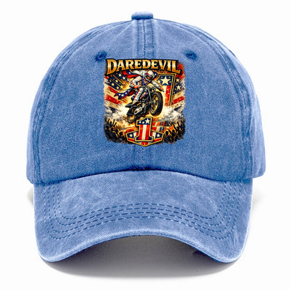 Daredevil Stunt Rider - Classic Cap - Summer Sky(Blue)
