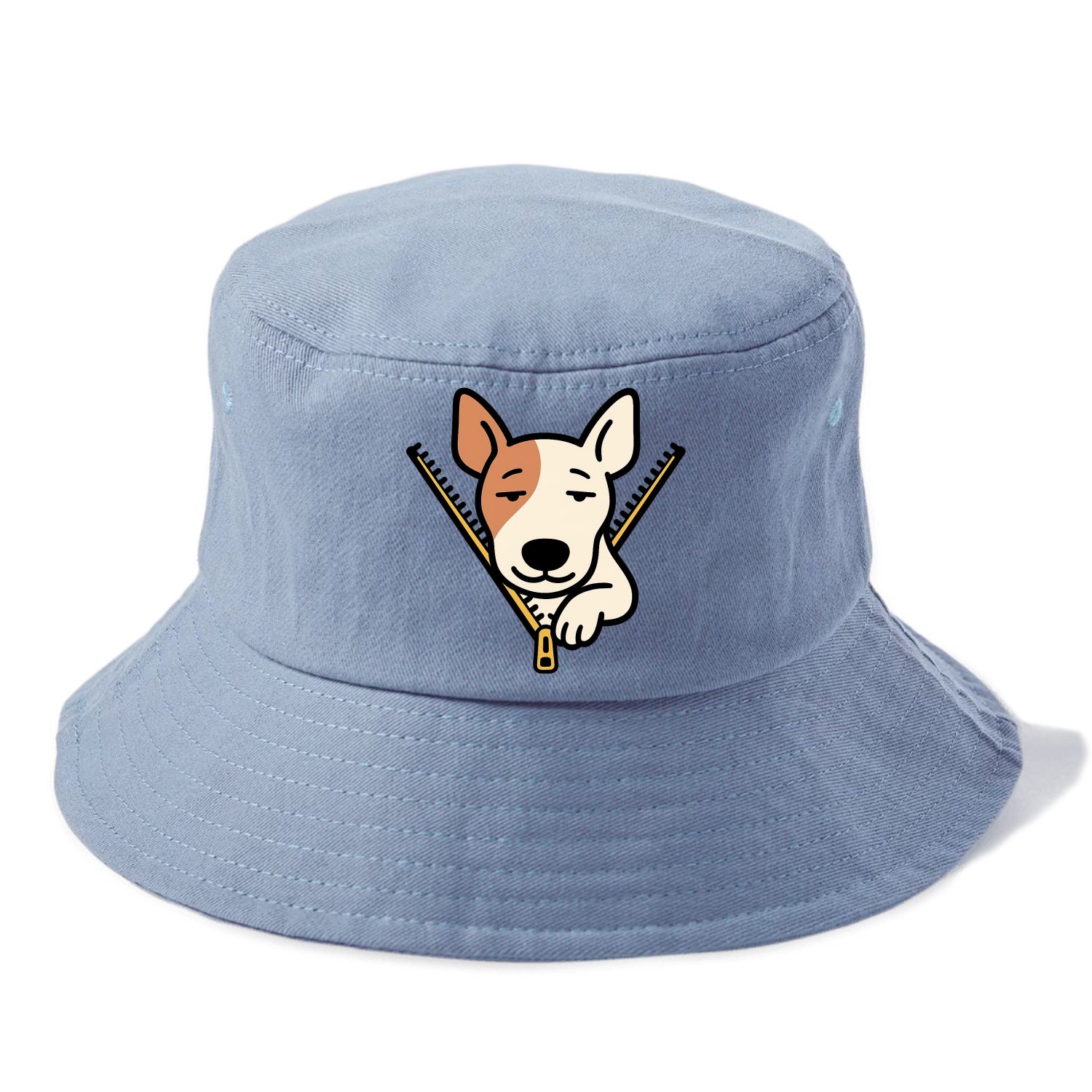 Bull Terrier - Bucket Hat - Summer Sky(Blue)