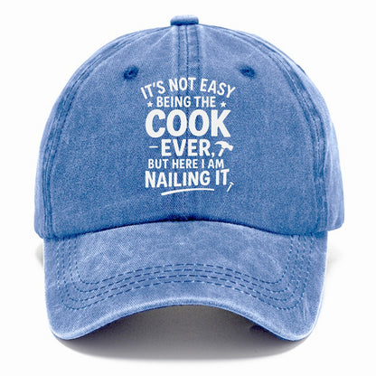It's not easy being the best COOK ever, but here I am nailing it - Classic Cap - Summer Sky(Blue)