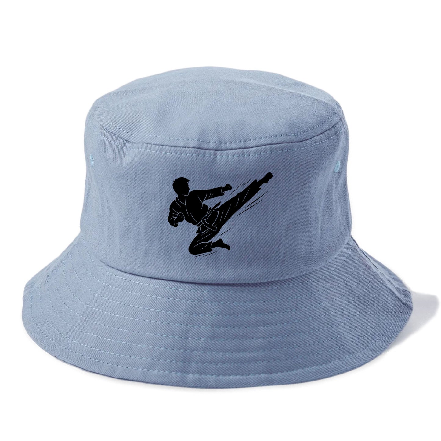 Korean taekwondo flying kick - Bucket Hat - Summer Sky(Blue)