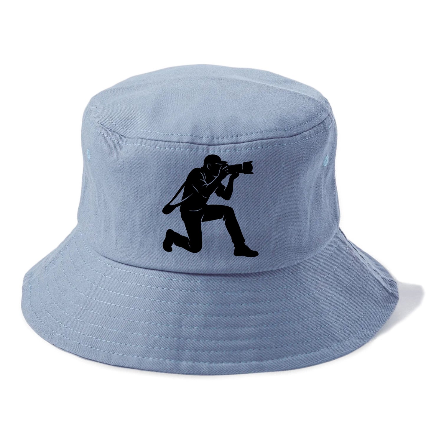 Photographer capturing perfect shot - Bucket Hat - Summer Sky(Blue)