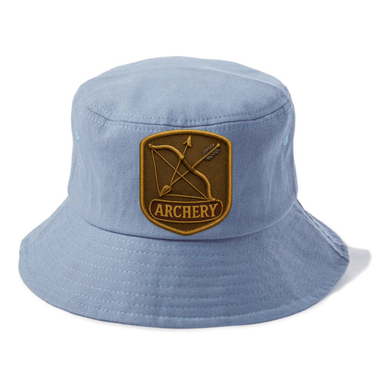Bow and arrow crossed - archery enthusiast - Bucket Hat - Summer Sky(Blue)