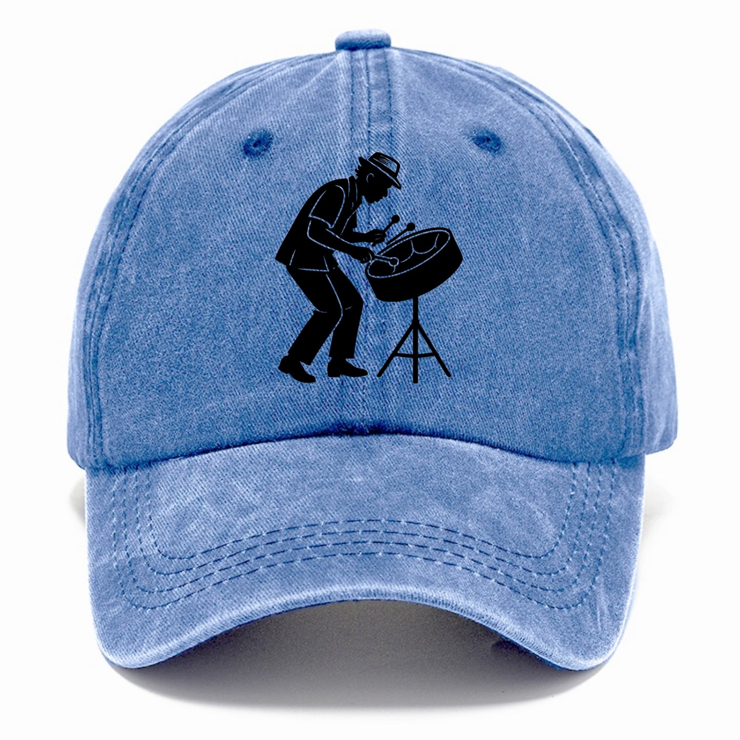 Steel drum player Caribbean rhythm - Classic Cap - Summer Sky(Blue)
