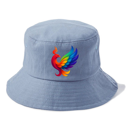 Liberation Bird - Phoenix with each feat - Bucket Hat - Summer Sky(Blue)