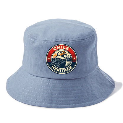Andean Spirit Emblem - Bucket Hat - Summer Sky(Blue)