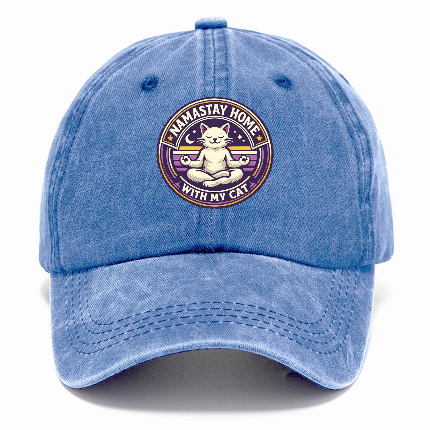 Zen Feline Retreat - Classic Cap - Summer Sky(Blue)