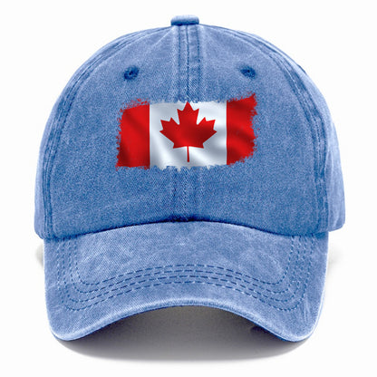 Gorra clásica con la bandera canadiense