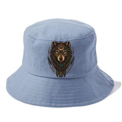 Storm Wolf Thunder  - Bucket Hat - Summer Sky(Blue)
