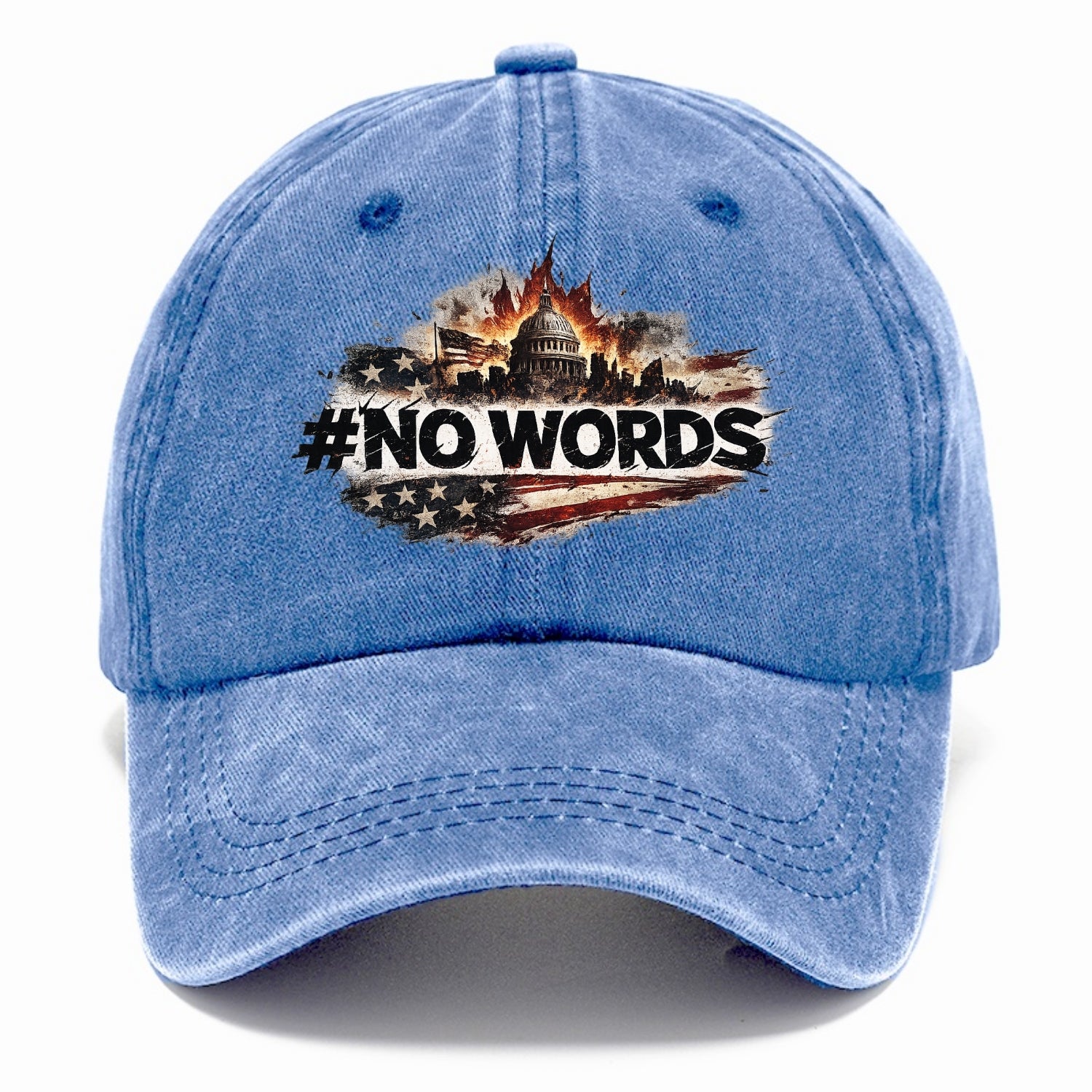 No Words! - Classic Cap - Summer Sky(Blue)