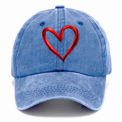 Love Heart - Classic Cap - Summer Sky(Blue)