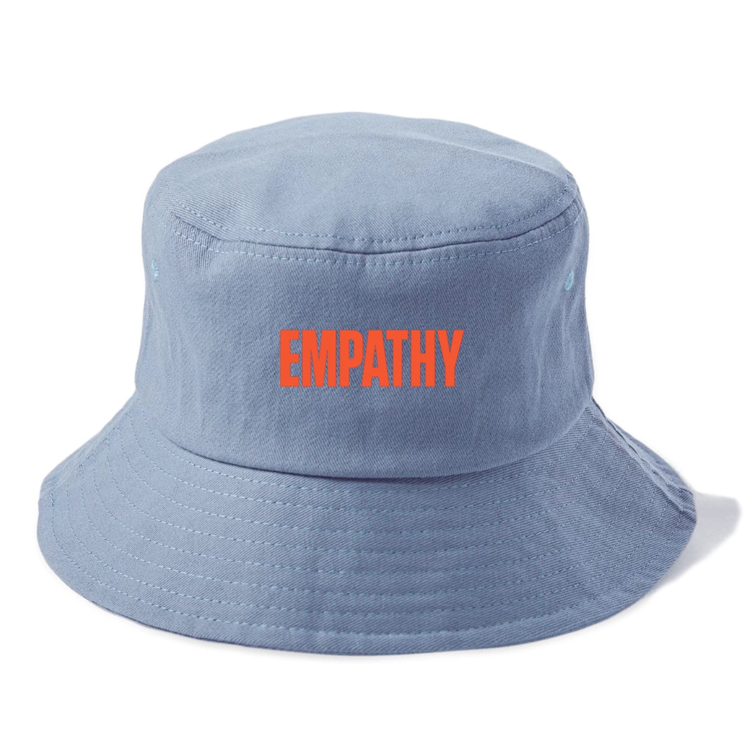 Bold typography design - "EMPATHY" - understanding others, emotional connection - Bucket Hat - Summer Sky(Blue)