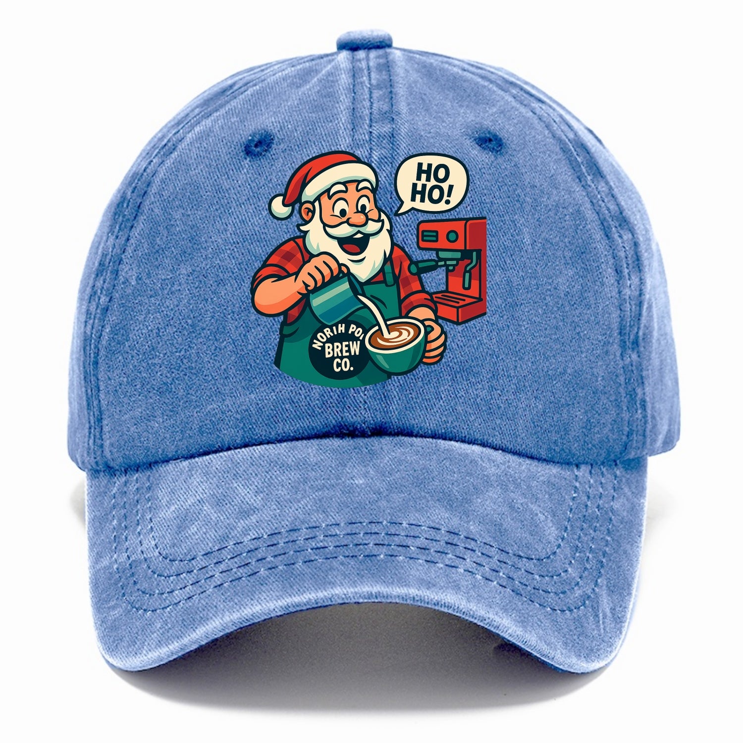 Santa Barista - Classic Cap - Summer Sky(Blue)