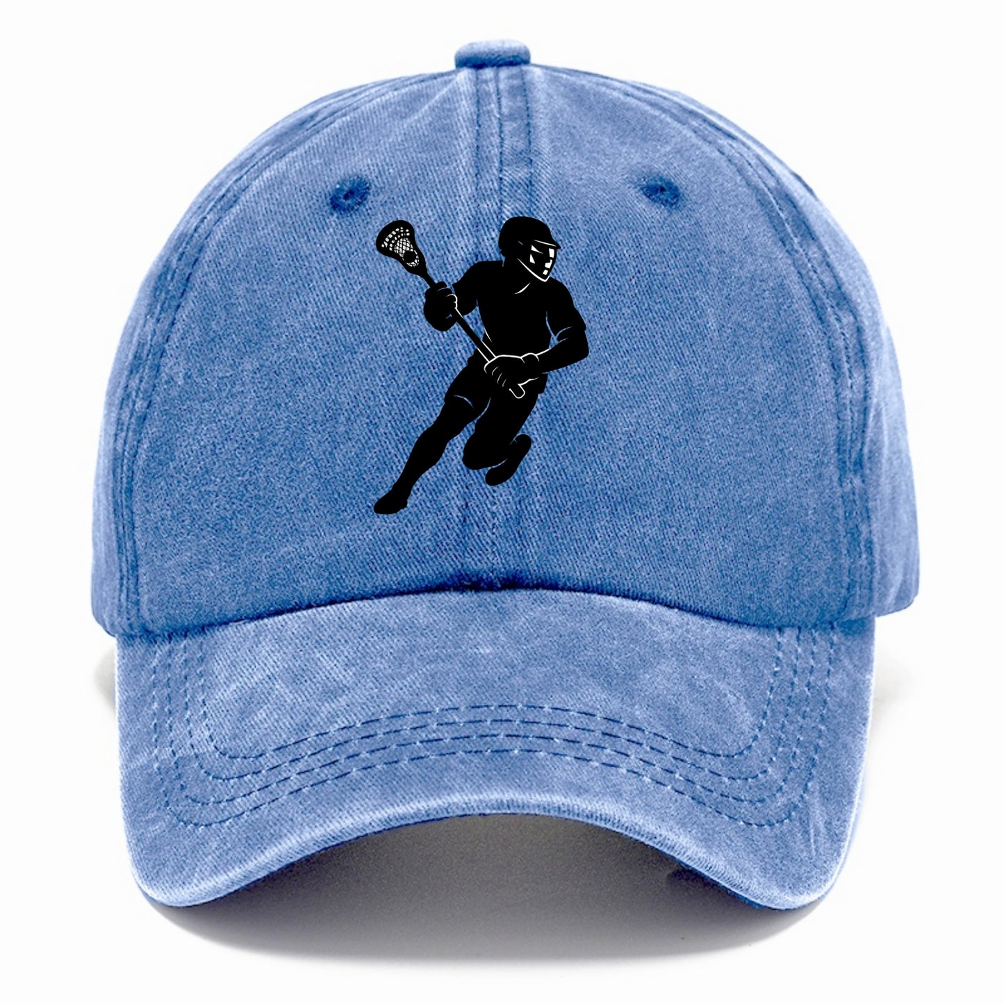 Lacrosse player cradling stick - Classic Cap - Summer Sky(Blue)