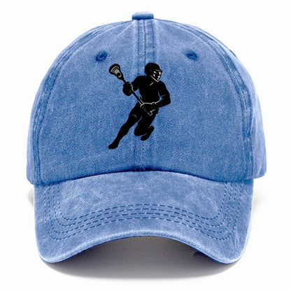 Lacrosse player cradling stick - Classic Cap - Summer Sky(Blue)