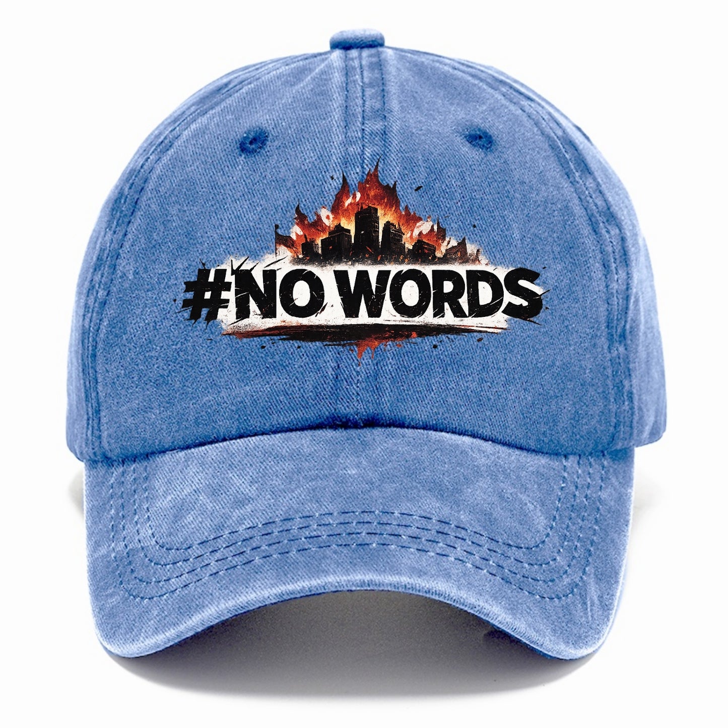 No Words - Classic Cap - Summer Sky(Blue)