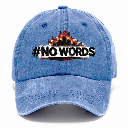 No Words - Classic Cap - Summer Sky(Blue)