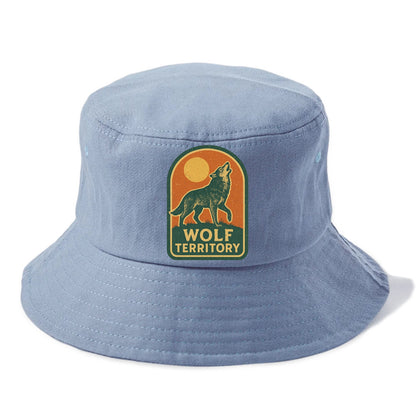 Wolf Territory Marking  - Bucket Hat - Summer Sky(Blue)