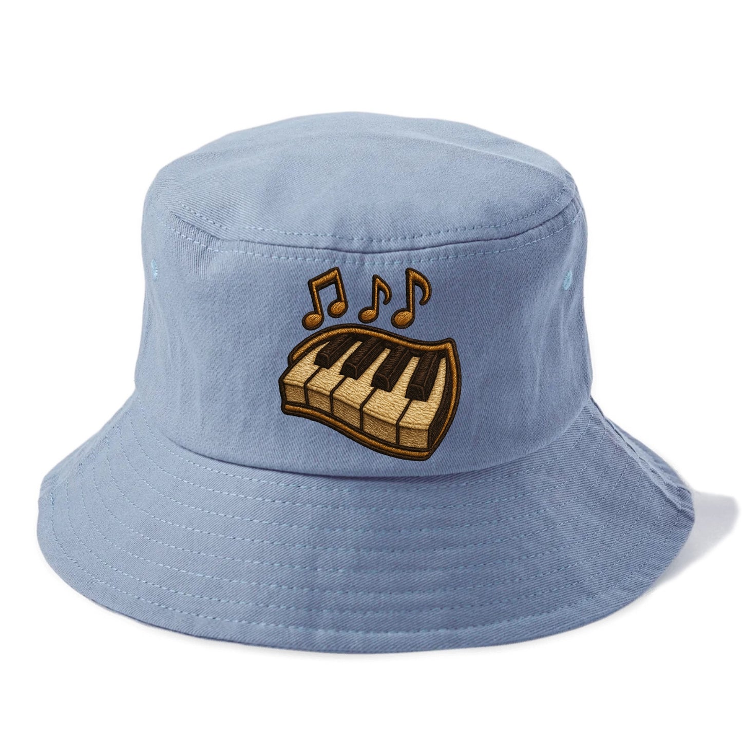 Piano Keys  - Bucket Hat - Summer Sky(Blue)