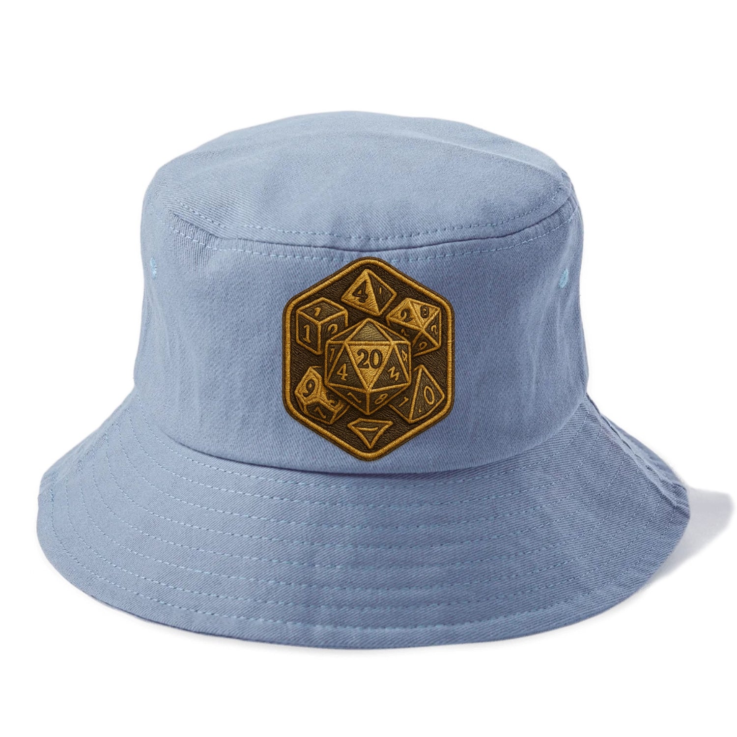Dice set for tabletop gaming - RPG enthusiast - Bucket Hat - Summer Sky(Blue)