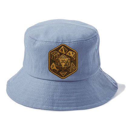 Dice set for tabletop gaming - RPG enthusiast - Bucket Hat - Summer Sky(Blue)