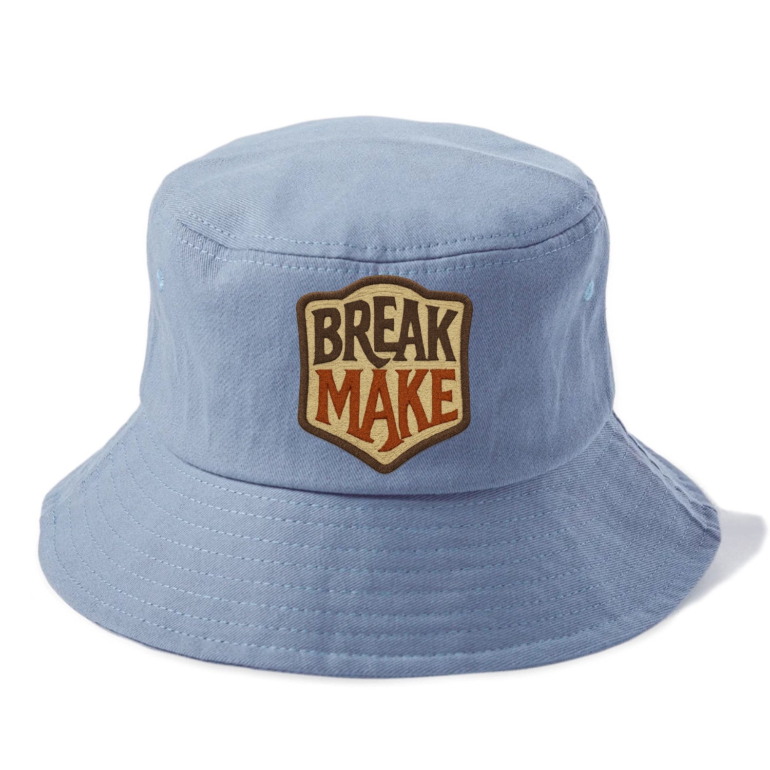 BREAK;MAKE THE RULES Rebel Red Snapback - Bucket Hat - Summer Sky(Blue)