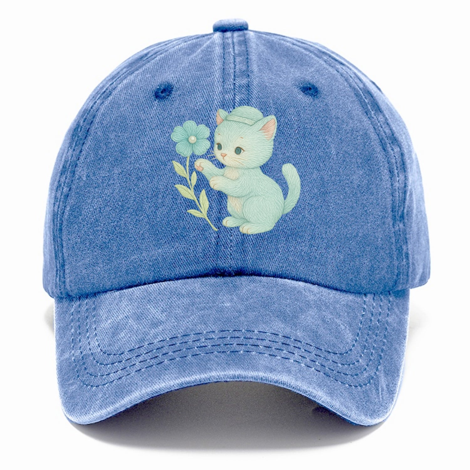 Aqua Kitten - Classic Cap - Summer Sky(Blue)