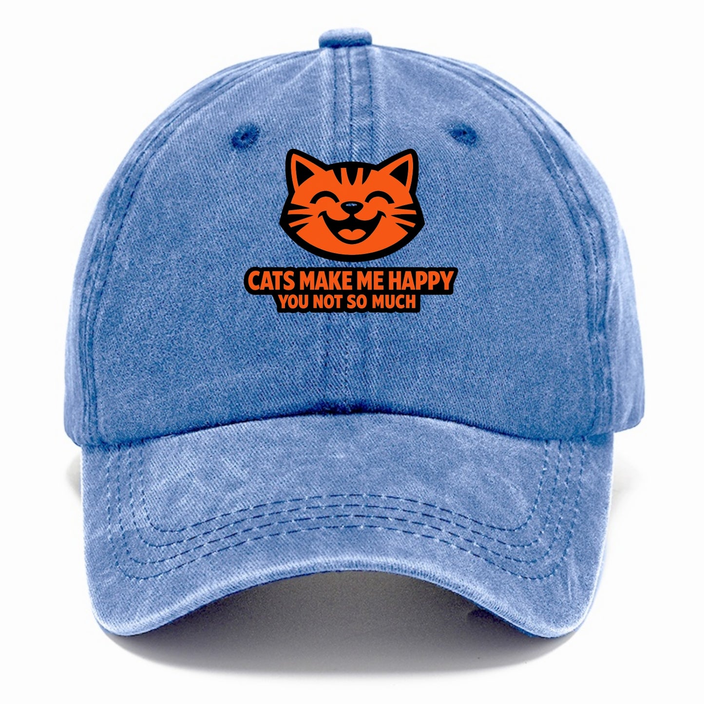 Feline Joy and Sassy Truths - Classic Cap - Summer Sky(Blue)