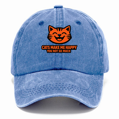 Feline Joy and Sassy Truths - Classic Cap - Summer Sky(Blue)