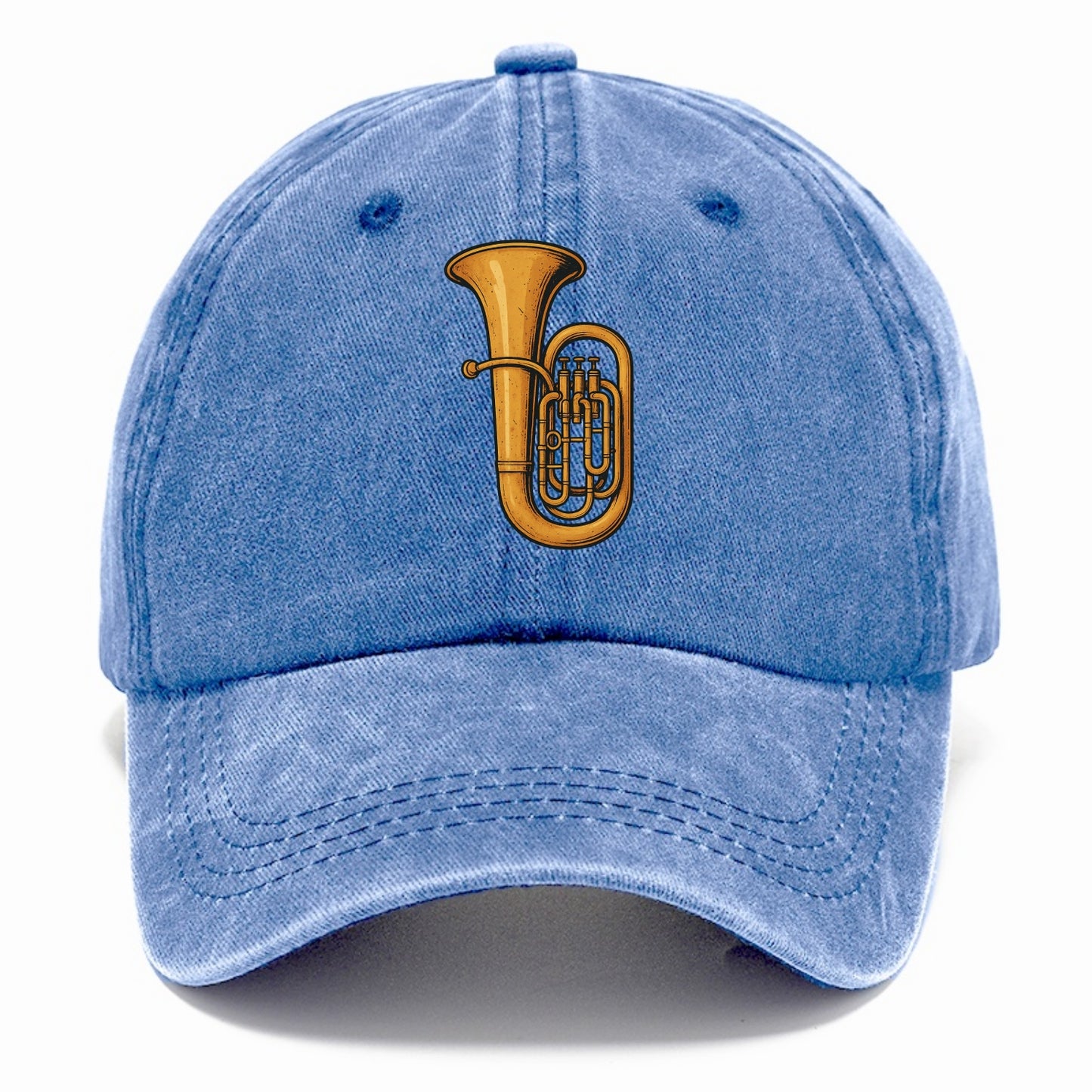 Tuba with large brass bell - Classic Cap - Summer Sky(Blue)