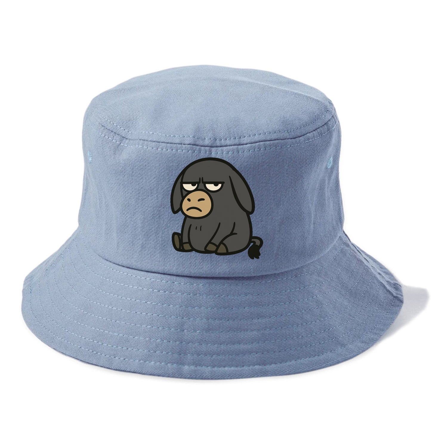 The Donky Judging Silently - Bucket Hat - Summer Sky(Blue)