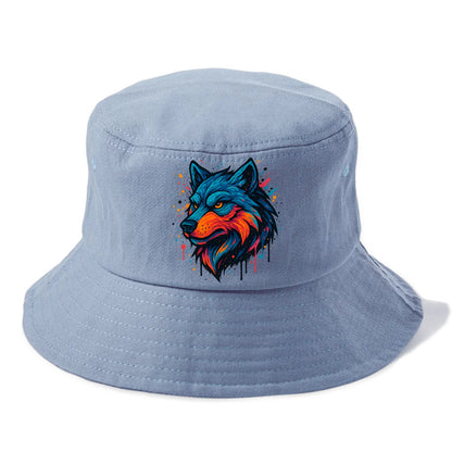 Velvet Wolf Royal  - Bucket Hat - Summer Sky(Blue)