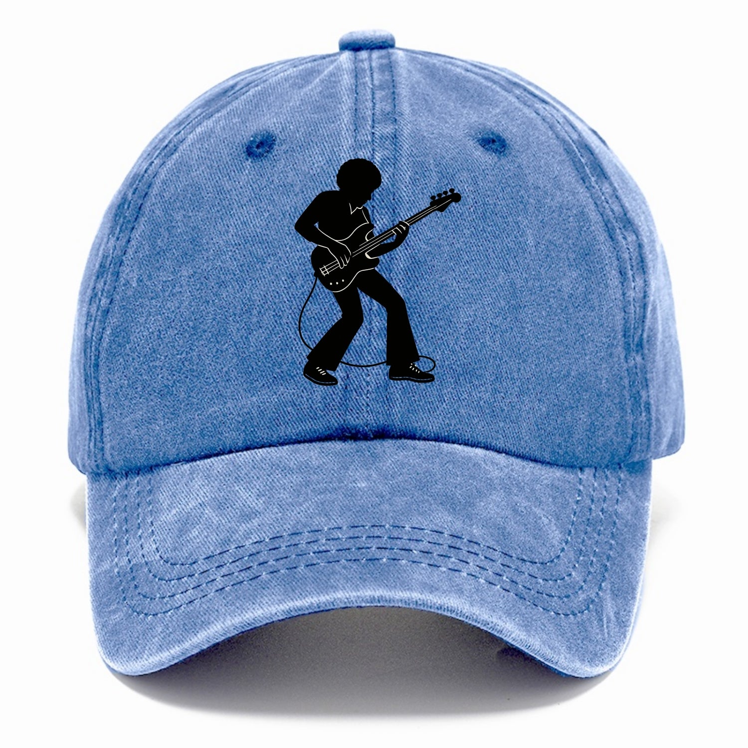 Bass guitarist slap technique - Classic Cap - Summer Sky(Blue)