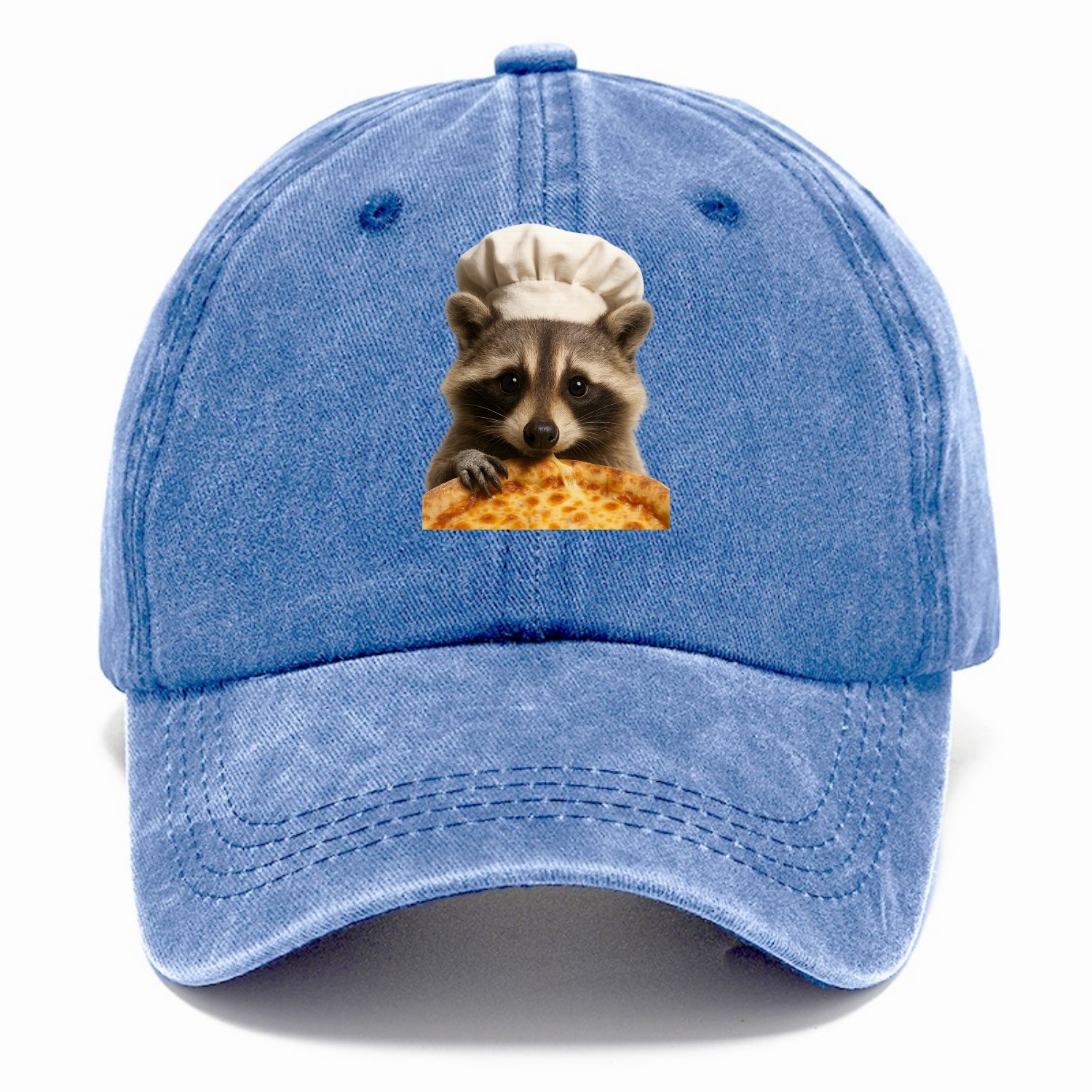 Pizza Dad Raccoon  - Classic Cap - Summer Sky(Blue)