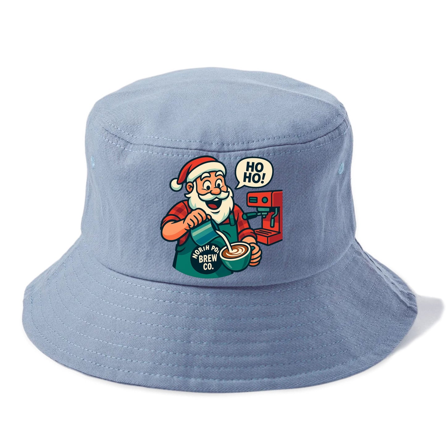 Santa Barista - Bucket Hat - Summer Sky(Blue)