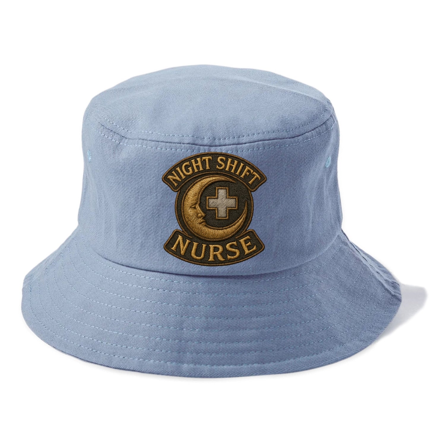 Night Shift Nurse  - Bucket Hat - Summer Sky(Blue)