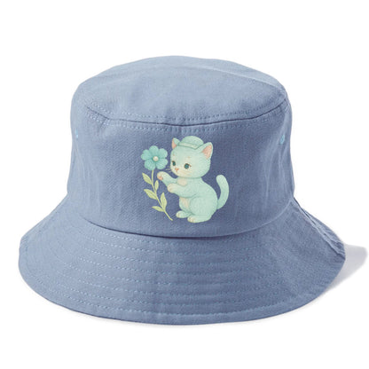 Aqua Kitten - Bucket Hat - Summer Sky(Blue)