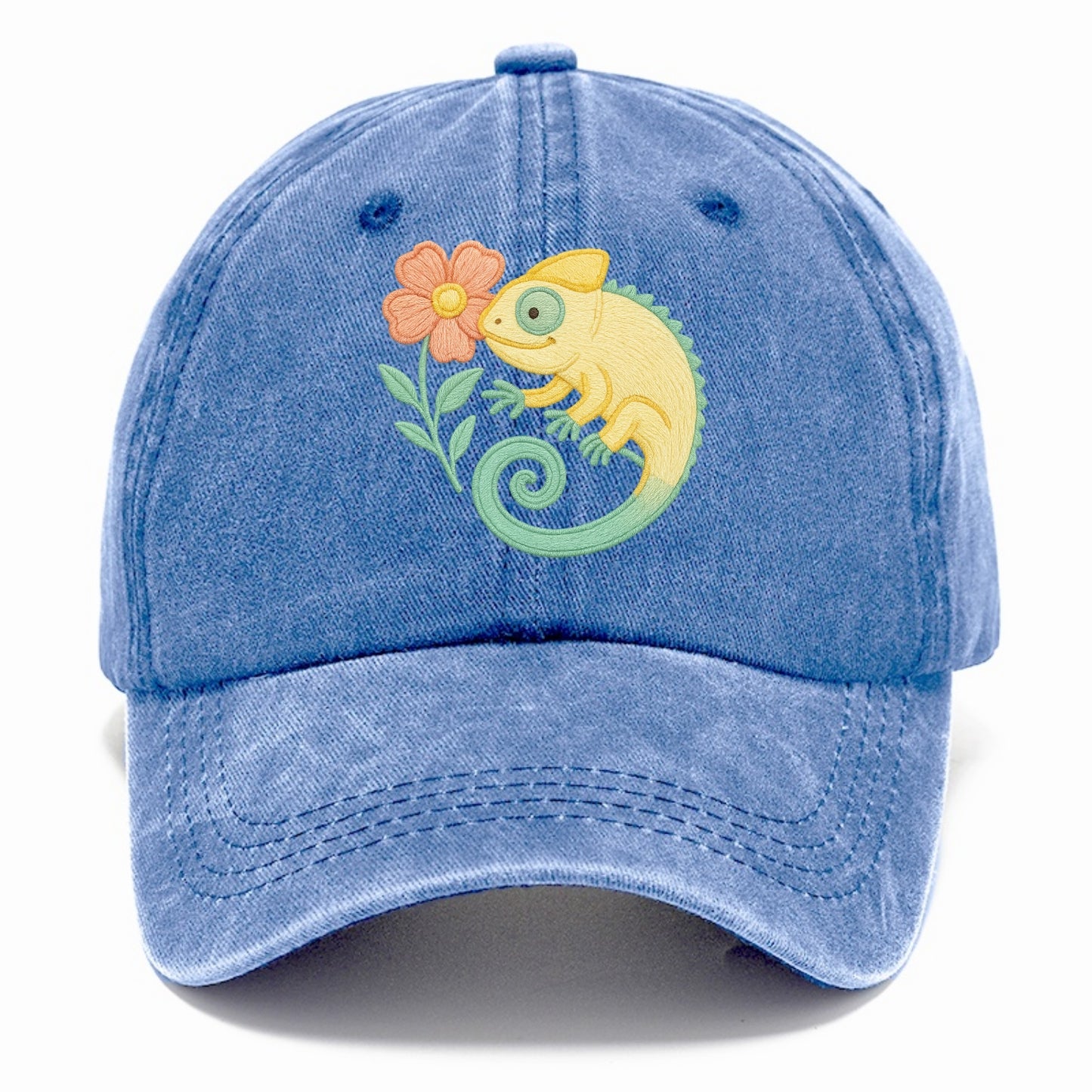 Yellow Chameleon - Classic Cap - Summer Sky(Blue)