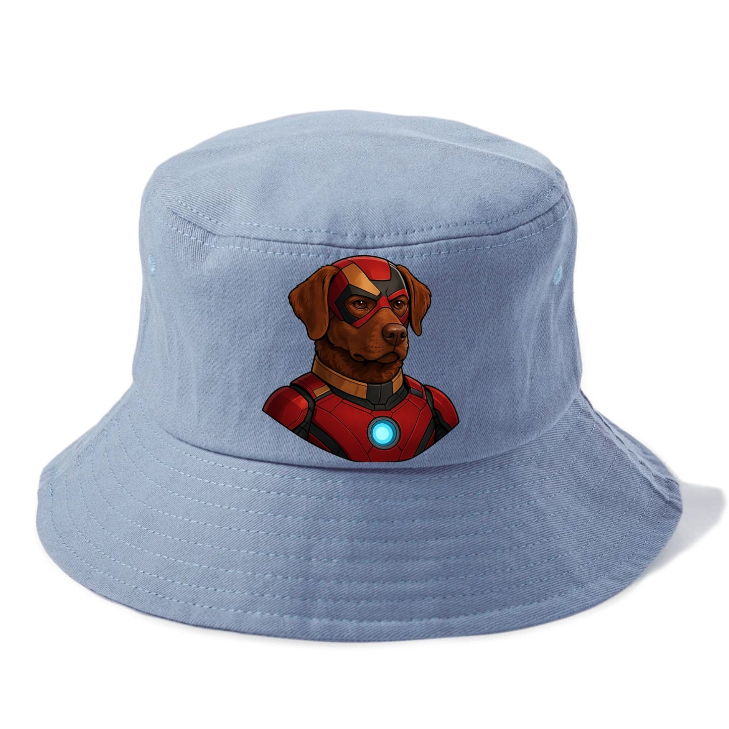 Chesapeake Bay Retriever Loyal Hero  - Bucket Hat - Summer Sky(Blue)