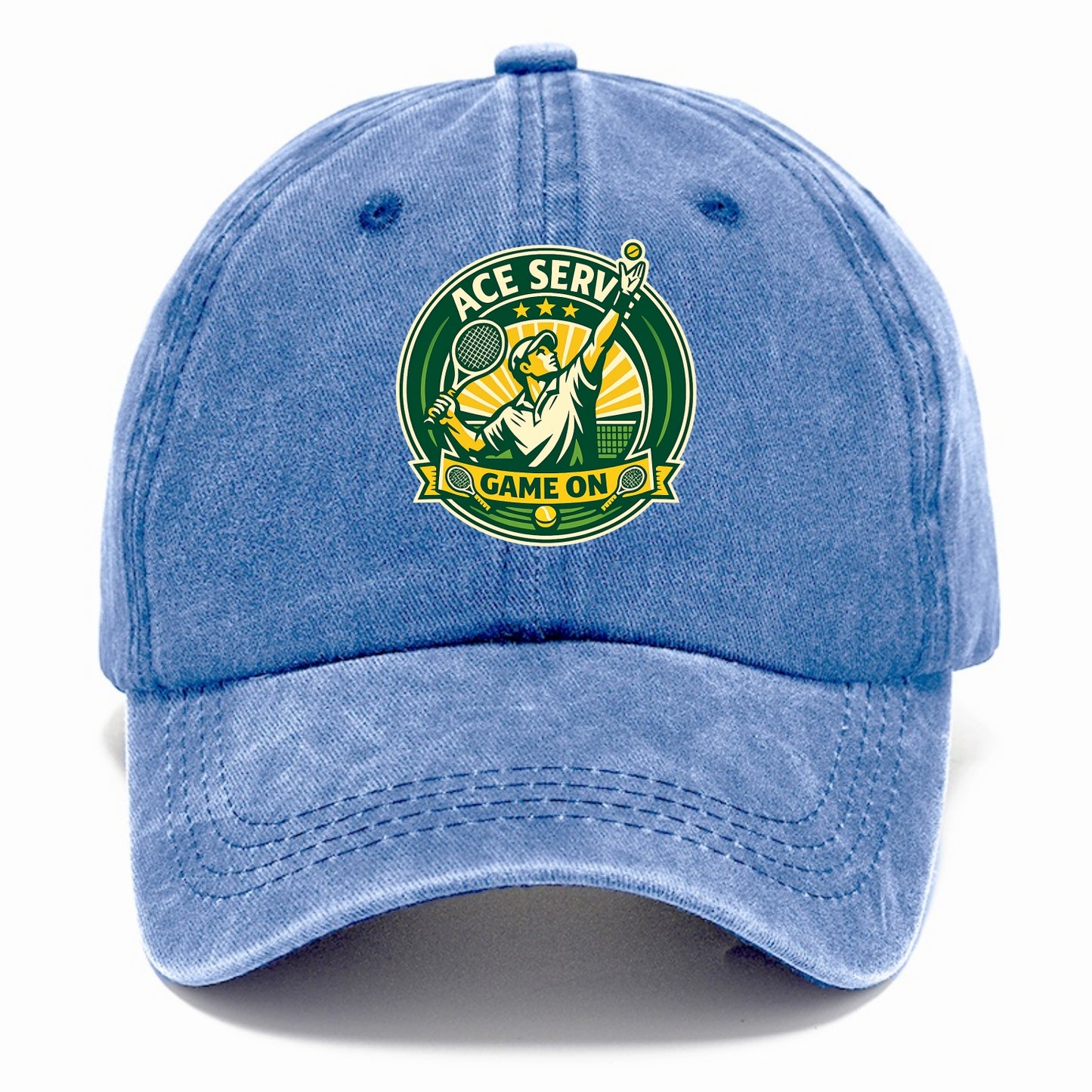Serving Ace Emblem - Classic Cap - Summer Sky(Blue)