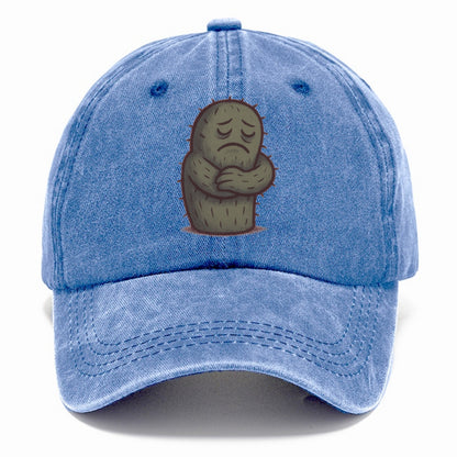 SINGLE IS VALID | Content cactus hugging itself - Classic Cap - Summer Sky(Blue)