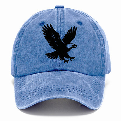 Eagle in flight - liberty and independence ink brushstrokes - Classic Cap - Summer Sky(Blue)