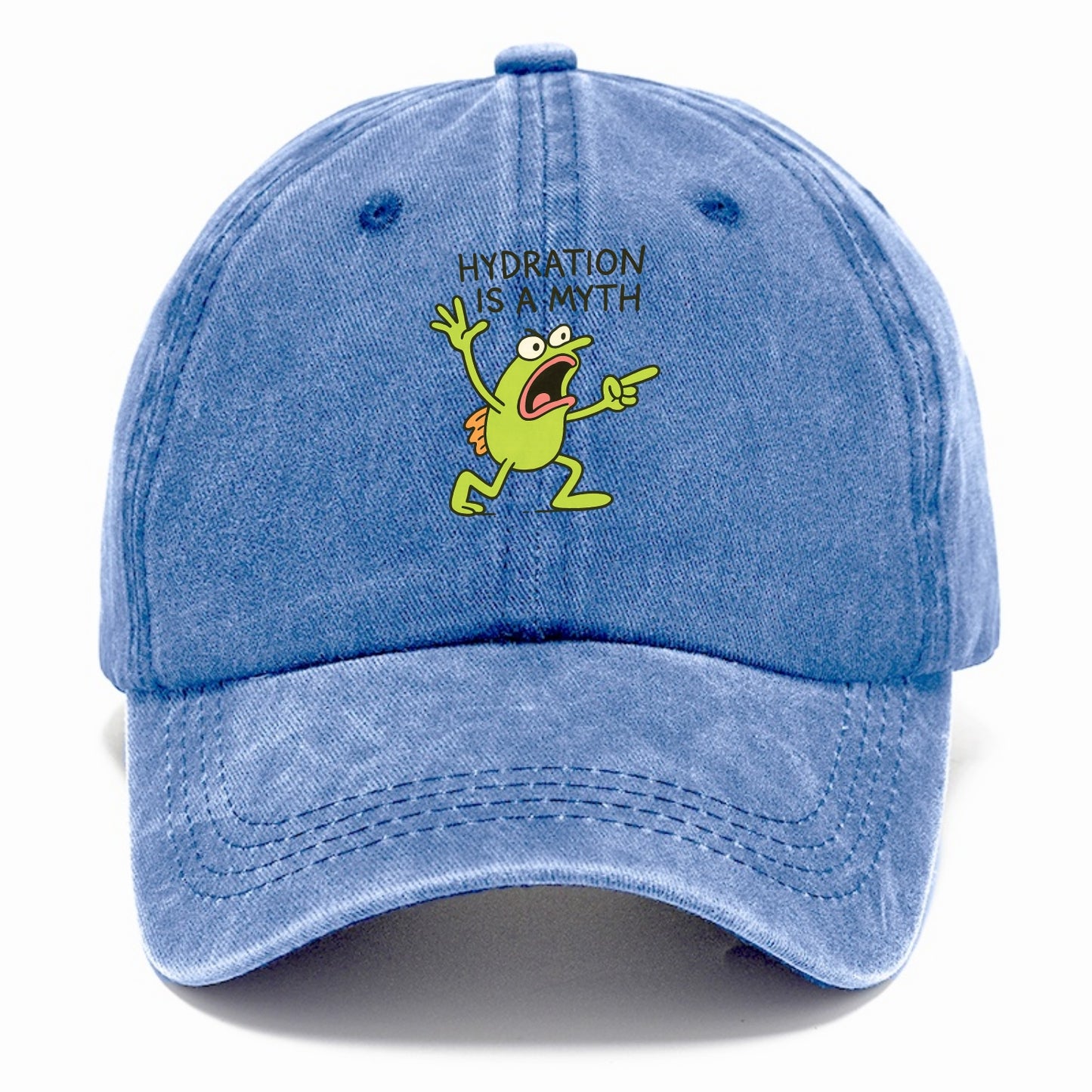 HYDRATION IS A MYTH | Dehydrated fish in desert - Classic Cap - Summer Sky(Blue)