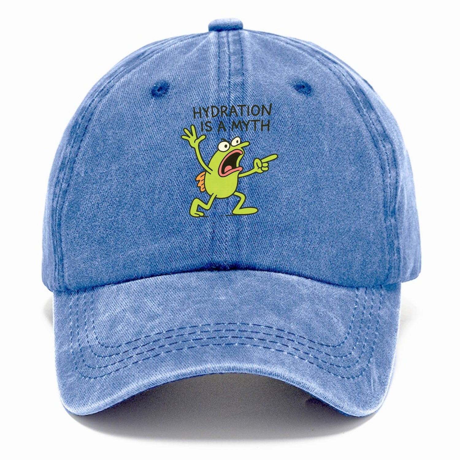 HYDRATION IS A MYTH | Dehydrated fish in desert - Classic Cap - Summer Sky(Blue)