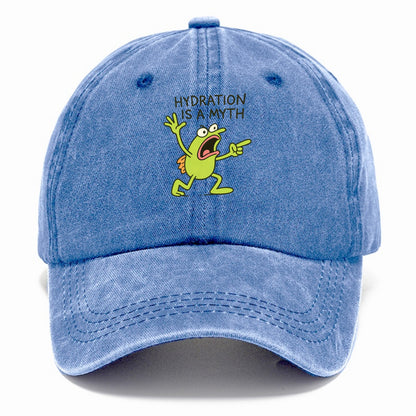 HYDRATION IS A MYTH | Dehydrated fish in desert - Classic Cap - Summer Sky(Blue)