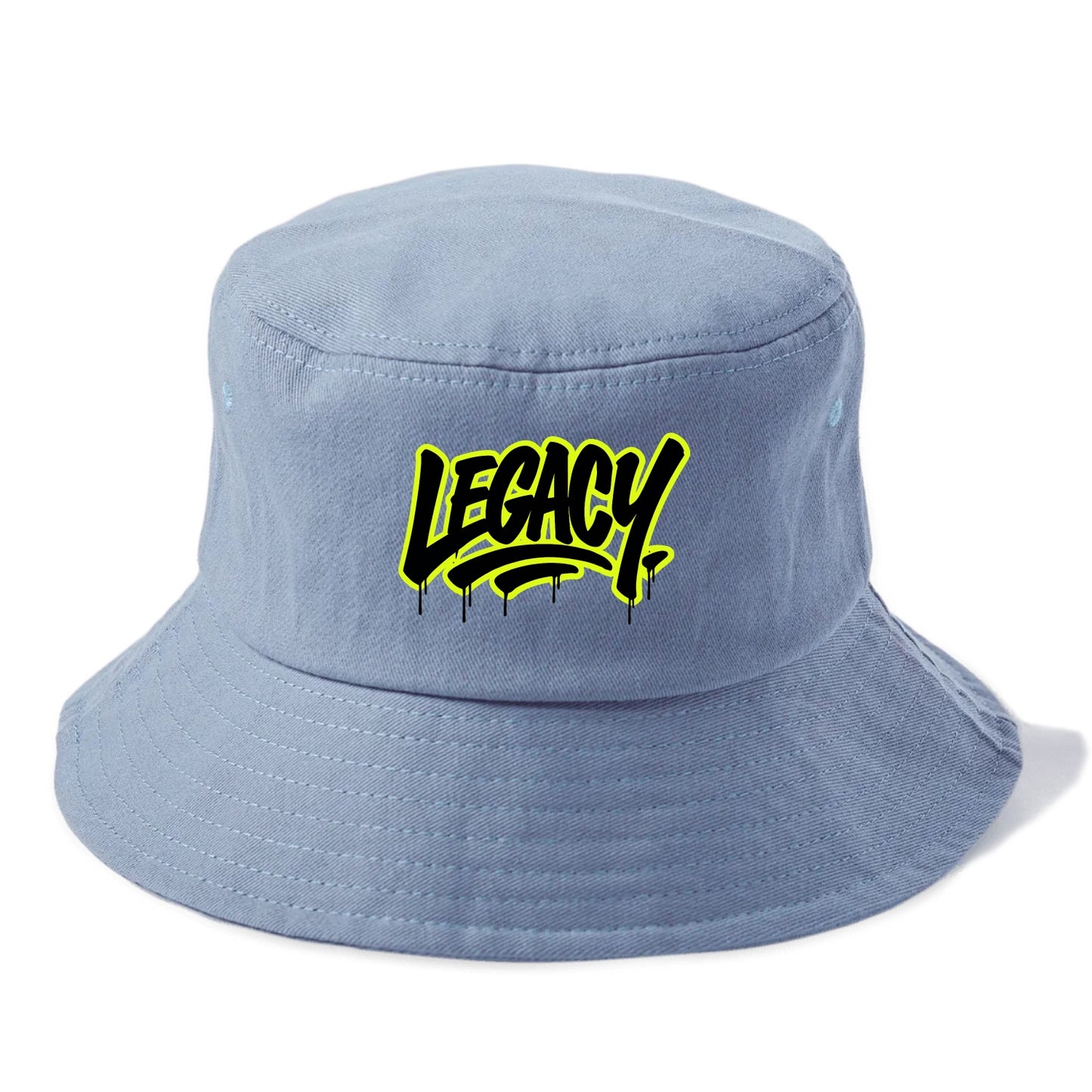 Bold typography design - "LEGACY" - what you leave behind, lasting impact - Bucket Hat - Summer Sky(Blue)