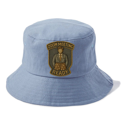 Zoom Meeting Ready  - Bucket Hat - Summer Sky(Blue)
