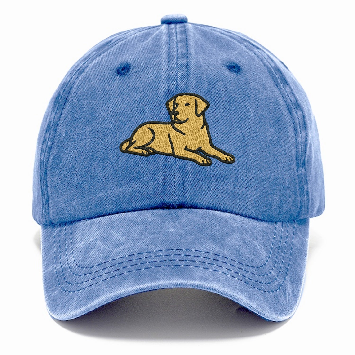 Labrador Retriever - Yellow lab relaxed Classic Cap - Summer Sky(Blue)
