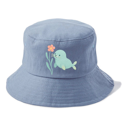 Mint Seal Pup - Bucket Hat - Summer Sky(Blue)