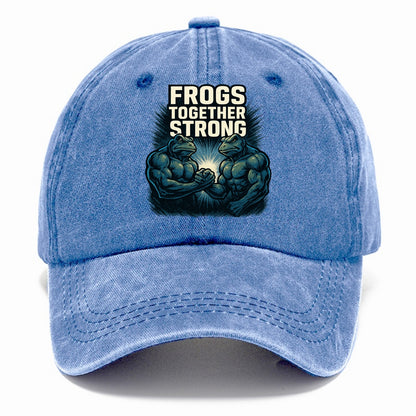 Frogs Together Strong 4 - Classic Cap - Summer Sky(Blue)