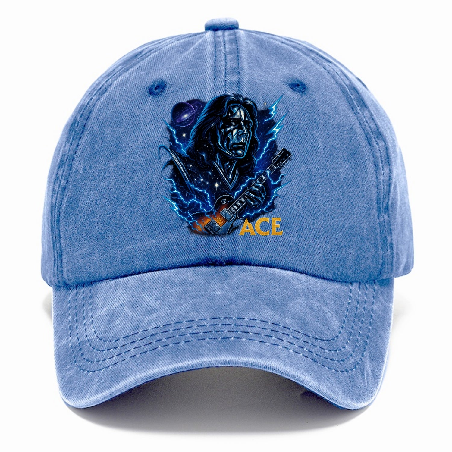 Cosmic Chrome Portrait - Classic Cap - Summer Sky(Blue)